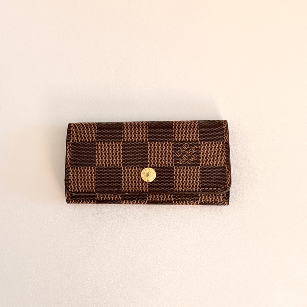 Louis Vuitton Damier Ebene Pattern Key Holder